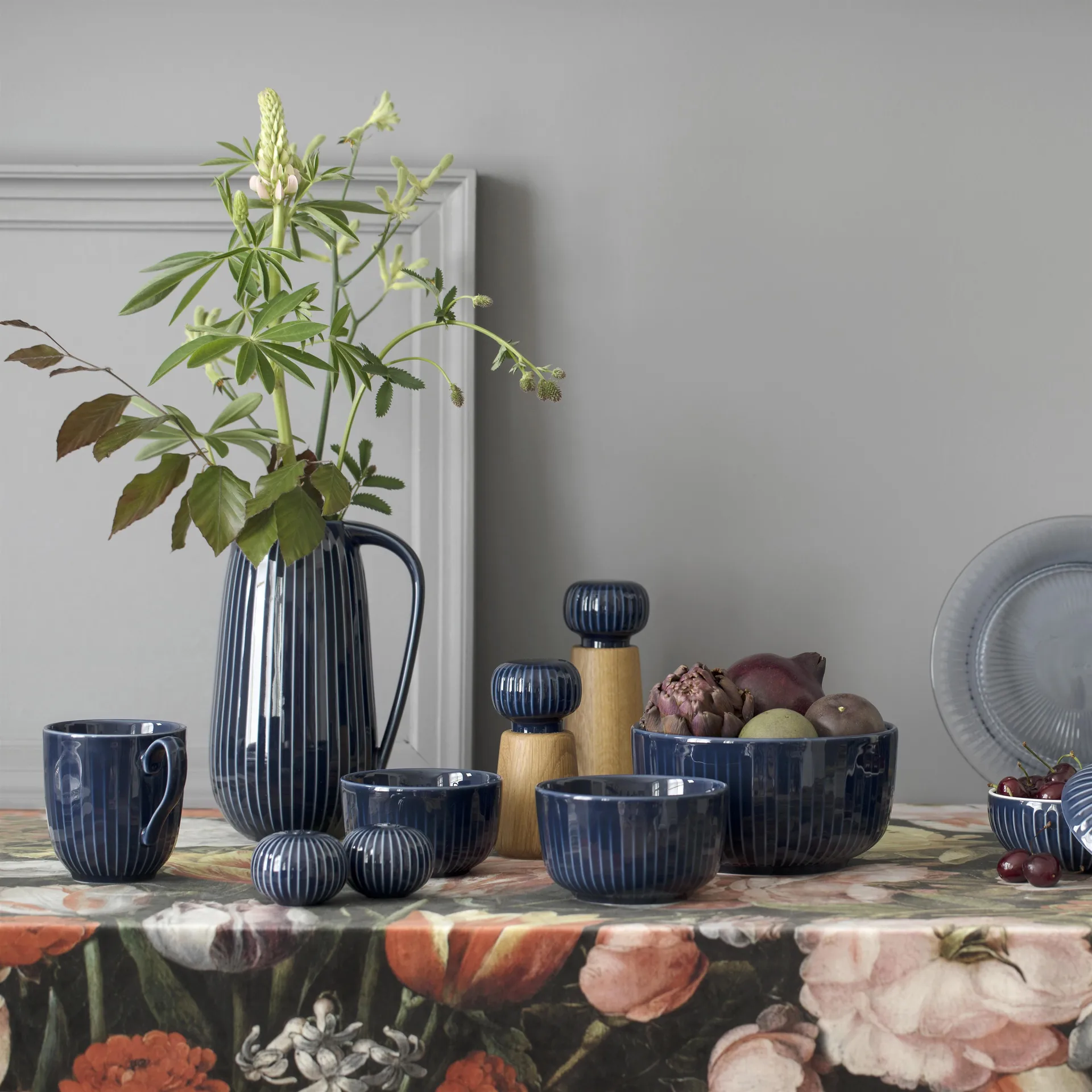 Taza Hammershøi, índigo Kähler