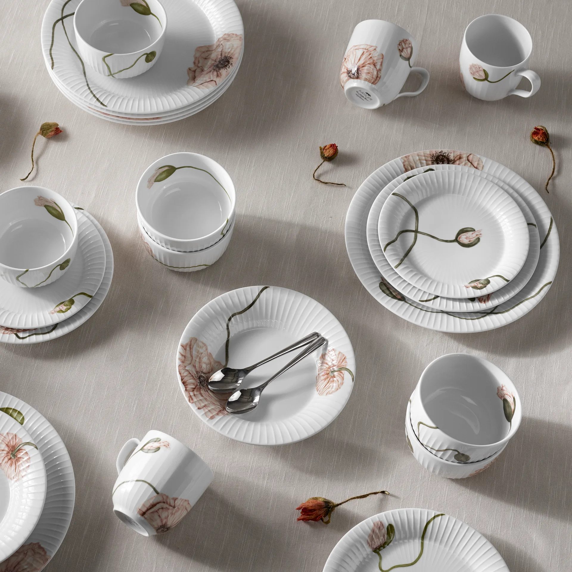 Taza Hammershøi Poppy 33 cl, blanco Kähler