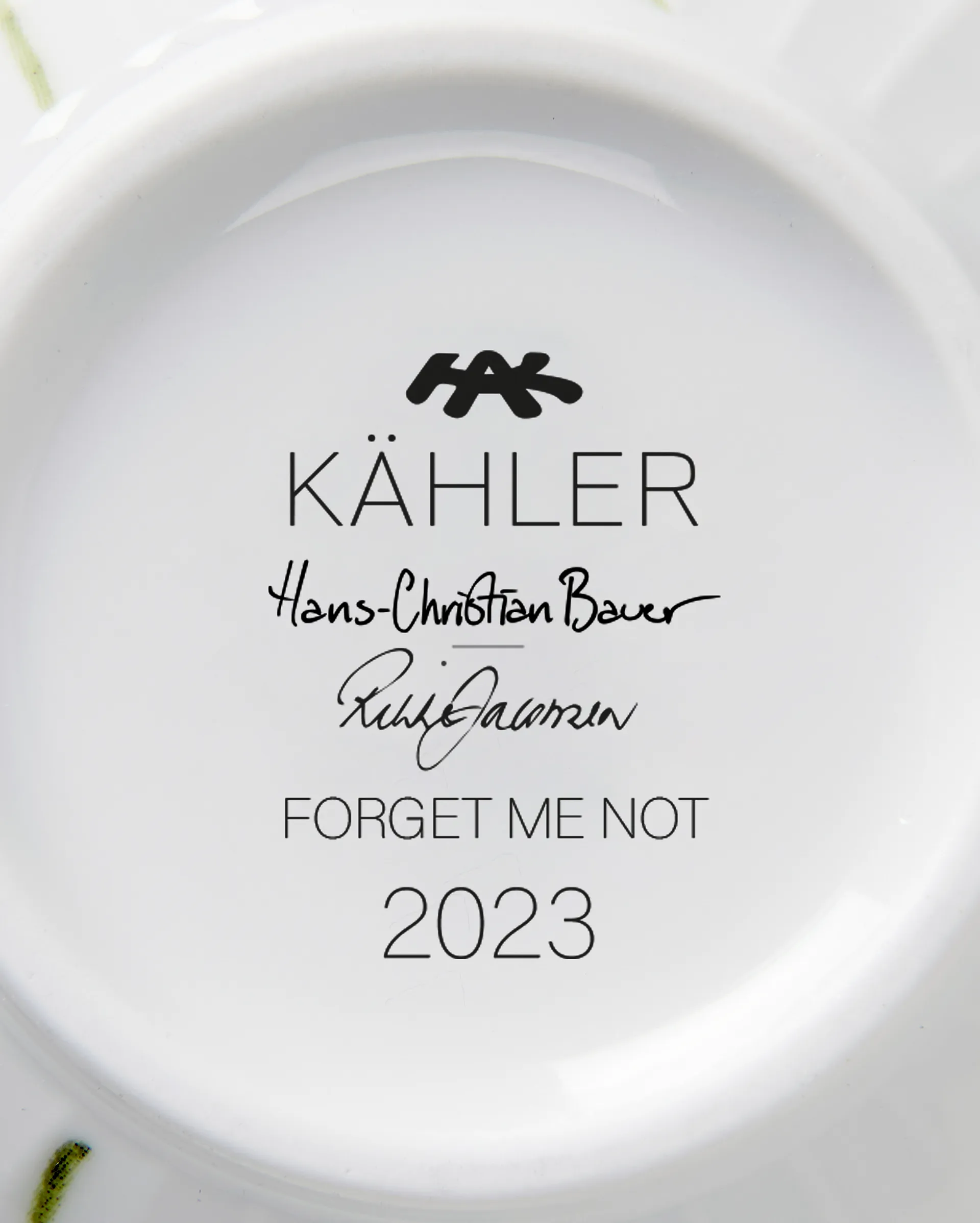 Taza Hammershøi summer 33 cl, Forget me not Kähler