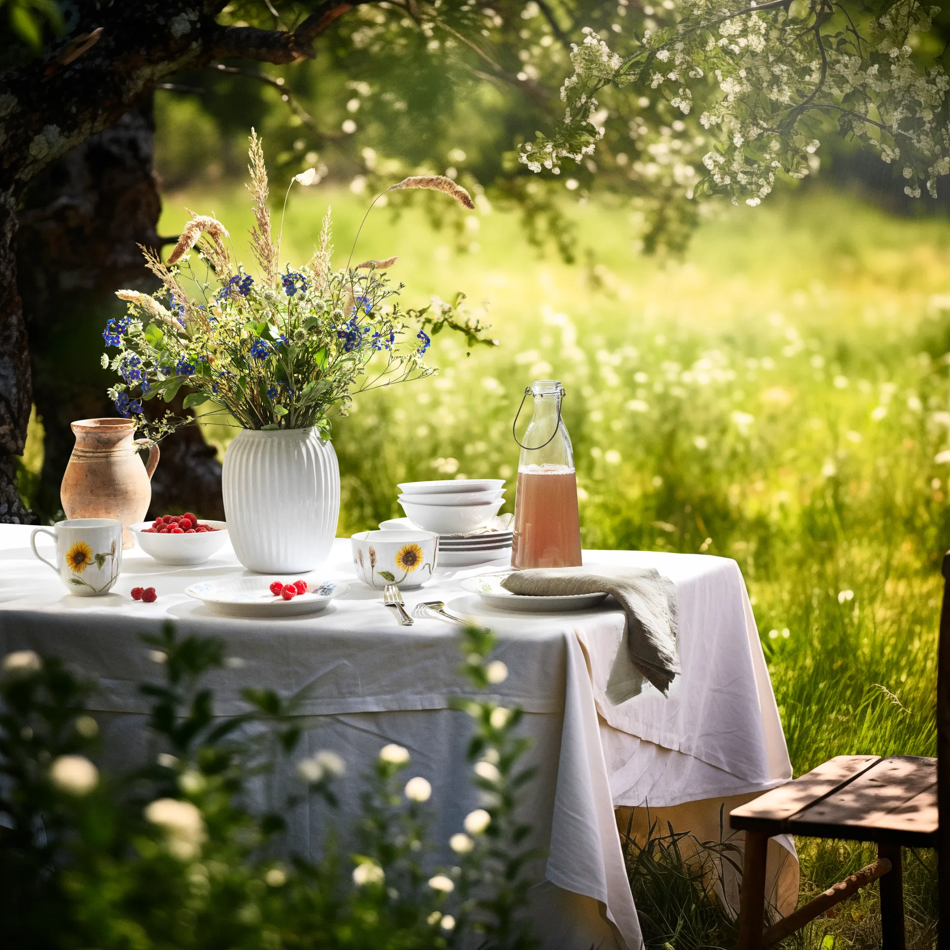 Taza Hammershøi summer 33 cl, Sunflower Kähler