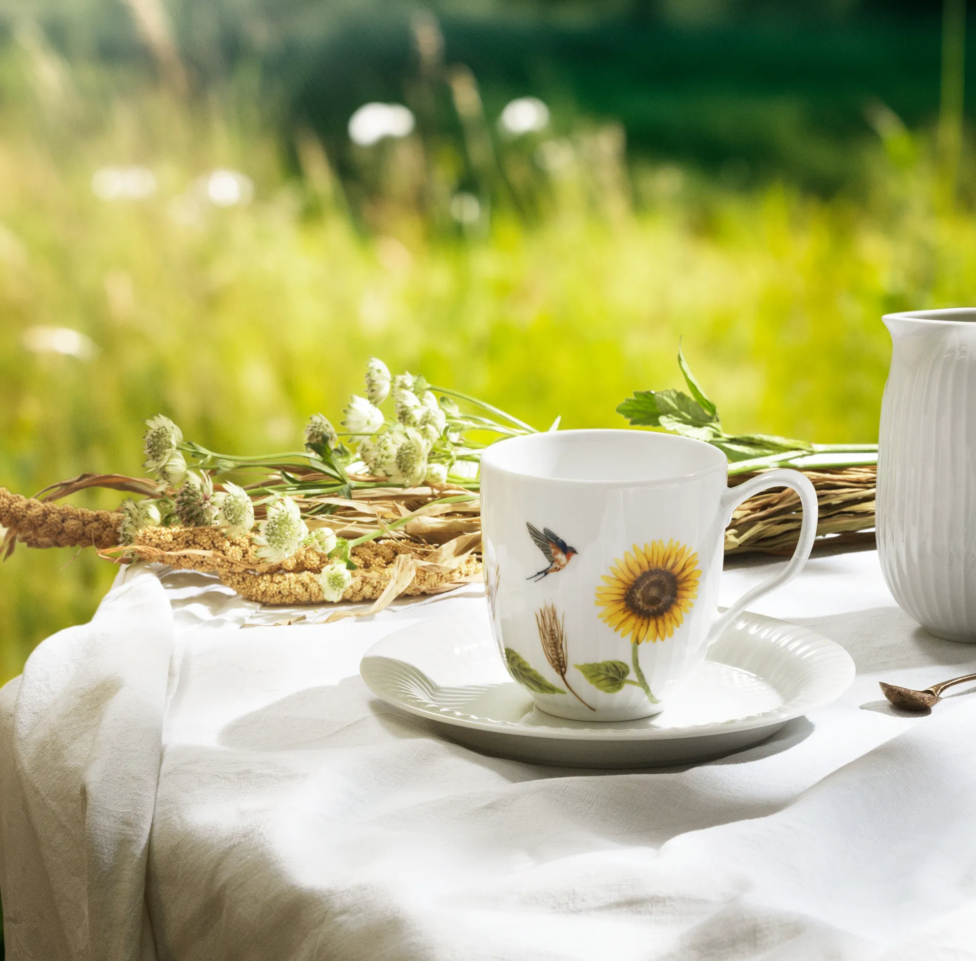 Taza Hammershøi summer 33 cl, Sunflower Kähler