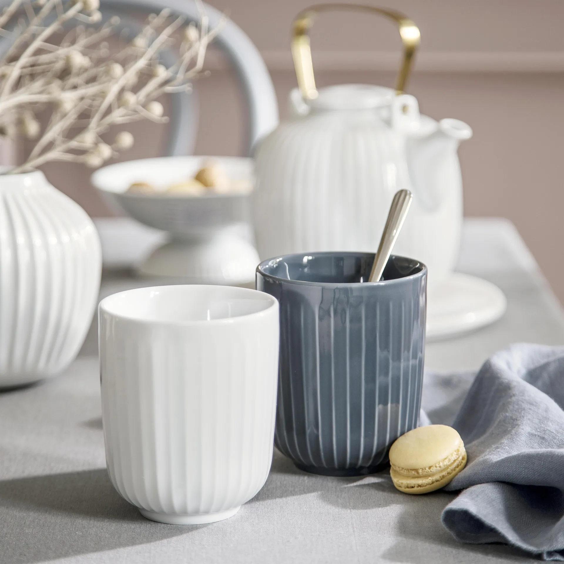 Taza térmica Hammershøi, blanco Kähler