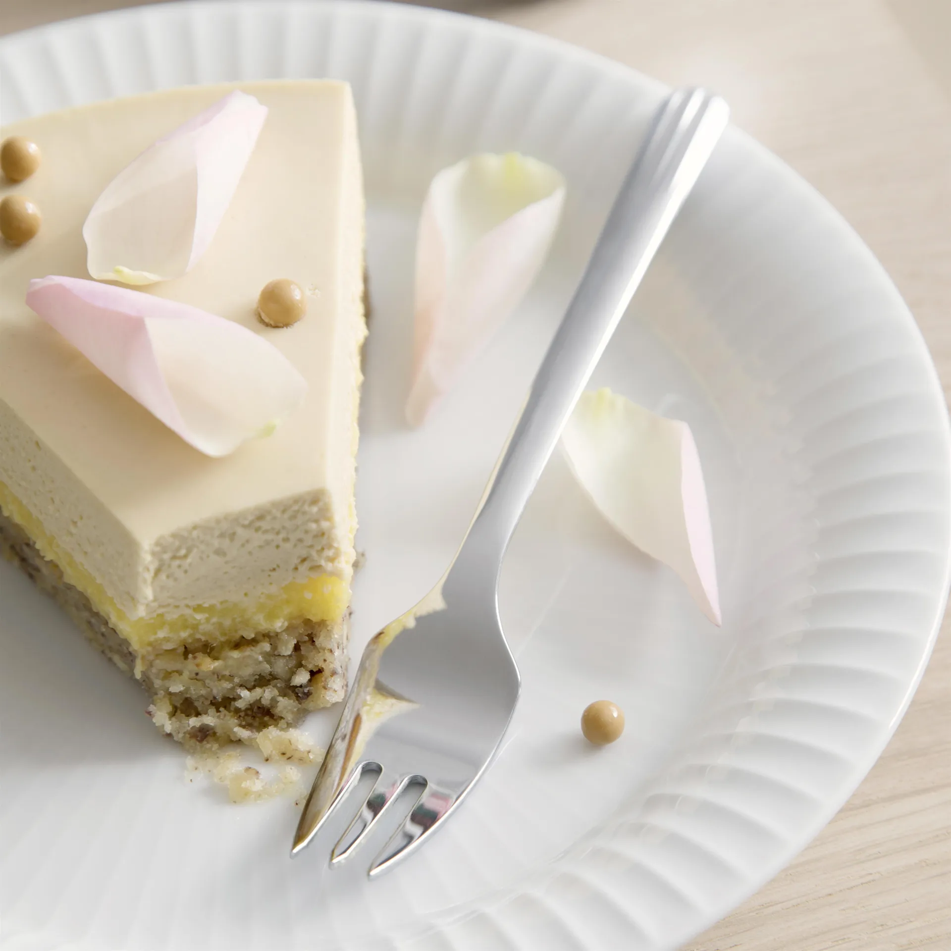 Tenedor de tarta Hammershøi, Acero inoxidable Kähler