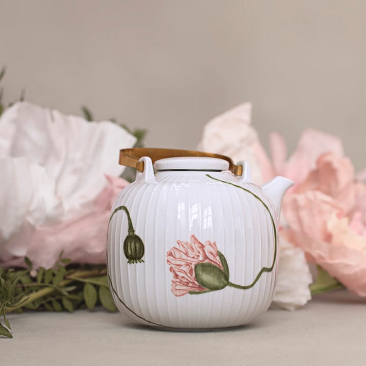 Tetera Hammershøi Poppy 1,2 L, blanco Kähler