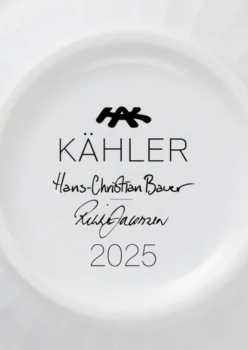 Vajilla navideña de porcelana set Hammershøi Christmas 18 piezas - Kähler