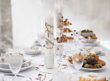 Vela calendario Hammershøi Jul Ø5 cm - Blanco - Kähler
