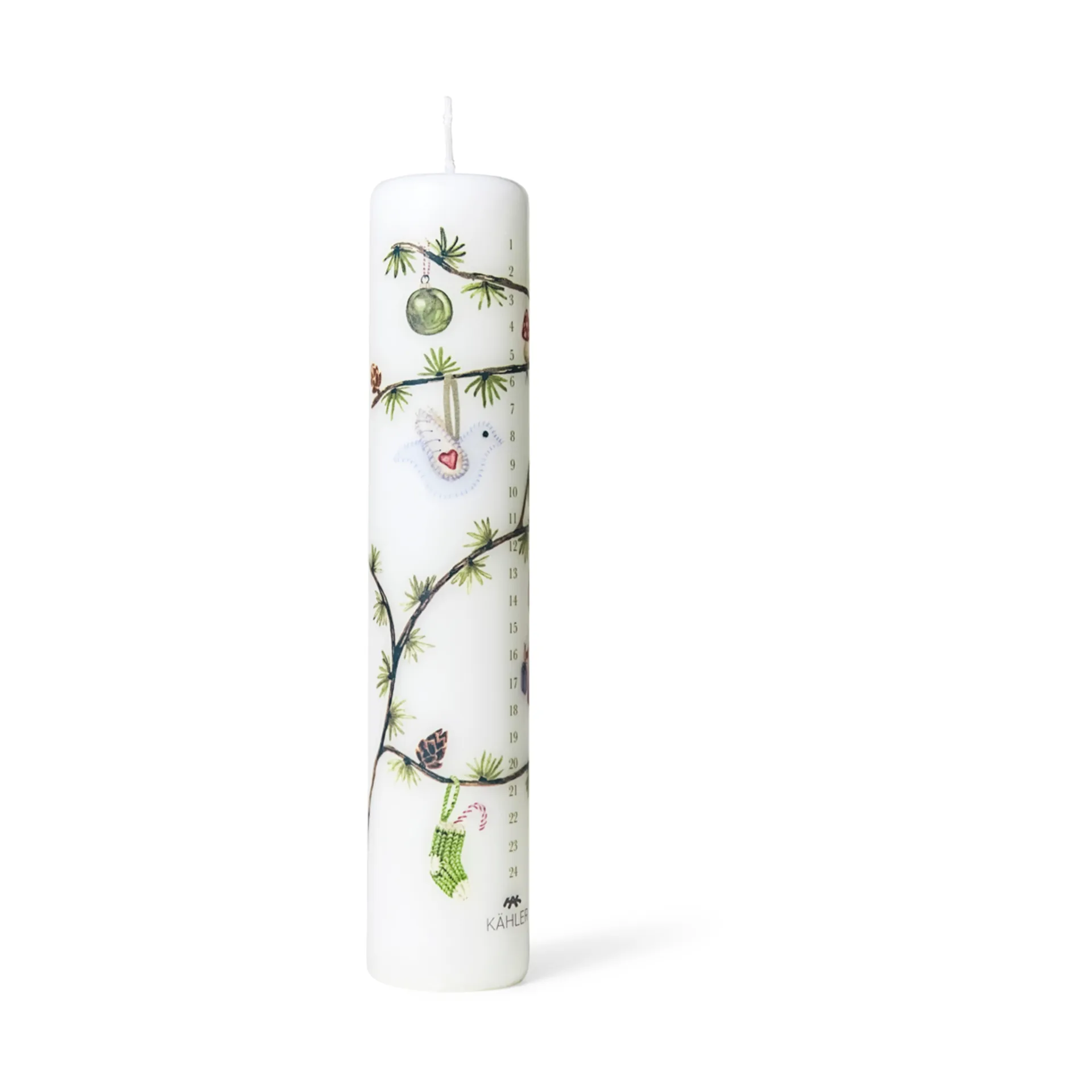Vela de Adviento Hammershøi Christmas Ø5 cm, 2023 Kähler