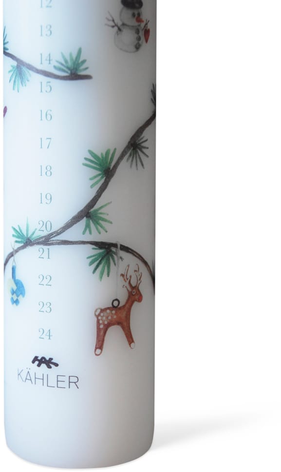 Vela de Adviento Hammershøi Christmas Ø5 cm, 2024 Kähler