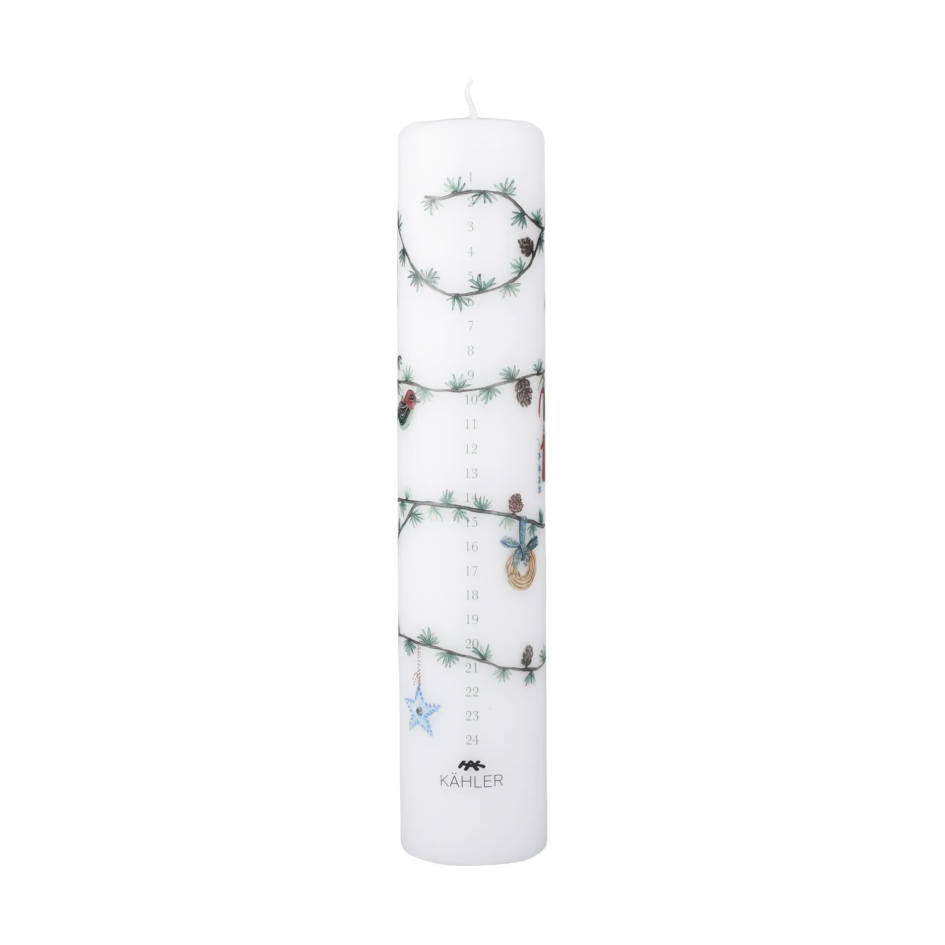 Vela de Adviento Hammershøi Christmas Ø5 cm, 2026 Kähler