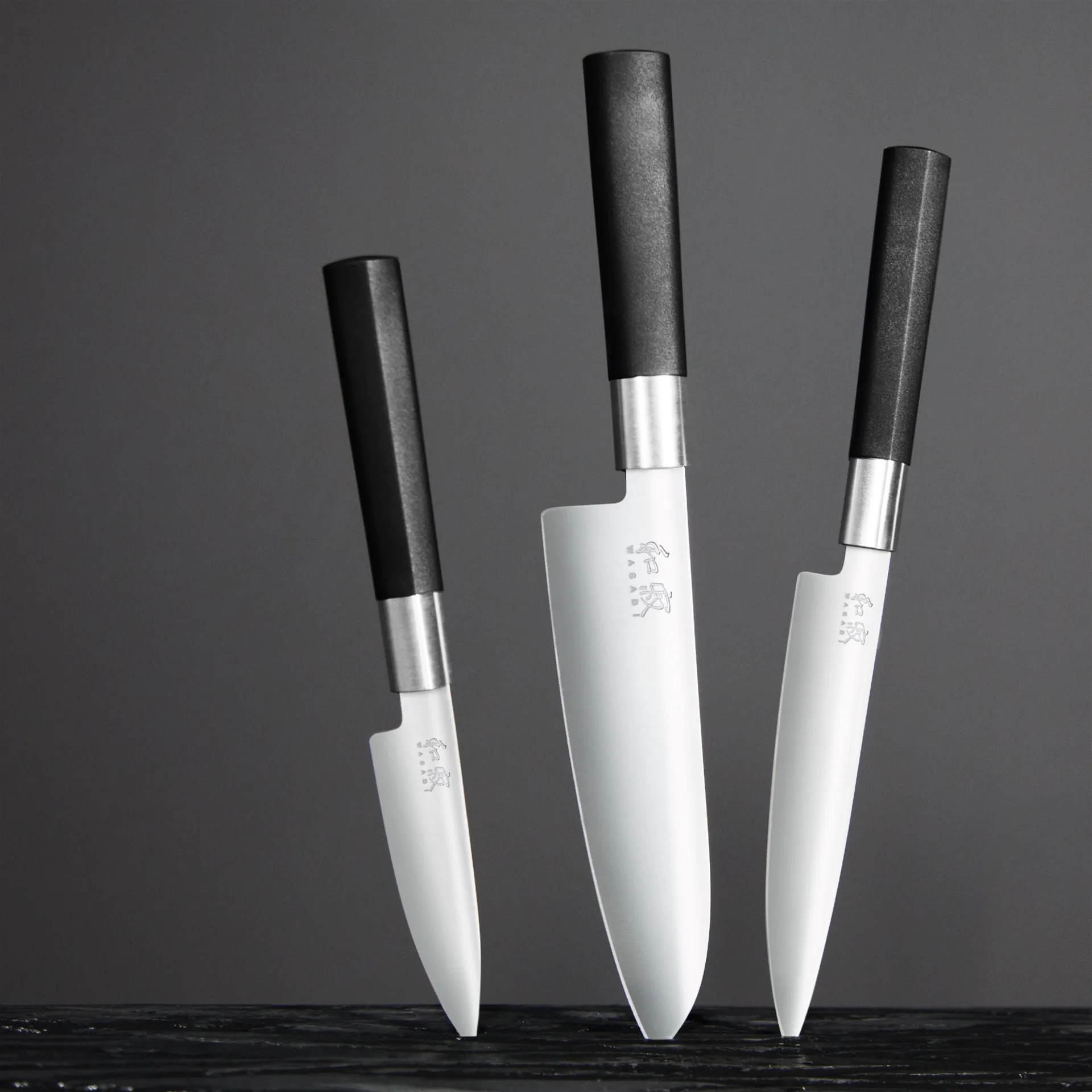 Cuchillo de uso general Kai Wasabi Black, 10 cm KAI