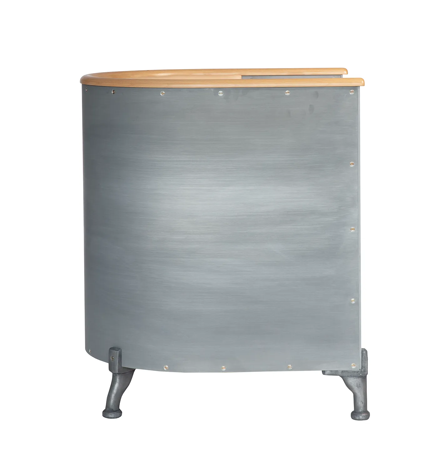 Butaca Aluminium Etch, Cuero Tärnsjö natural - aluminio grabado - haya Källemo