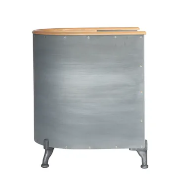 Butaca Aluminium Etch - Cuero Tärnsjö natural - aluminio grabado - haya - Källemo