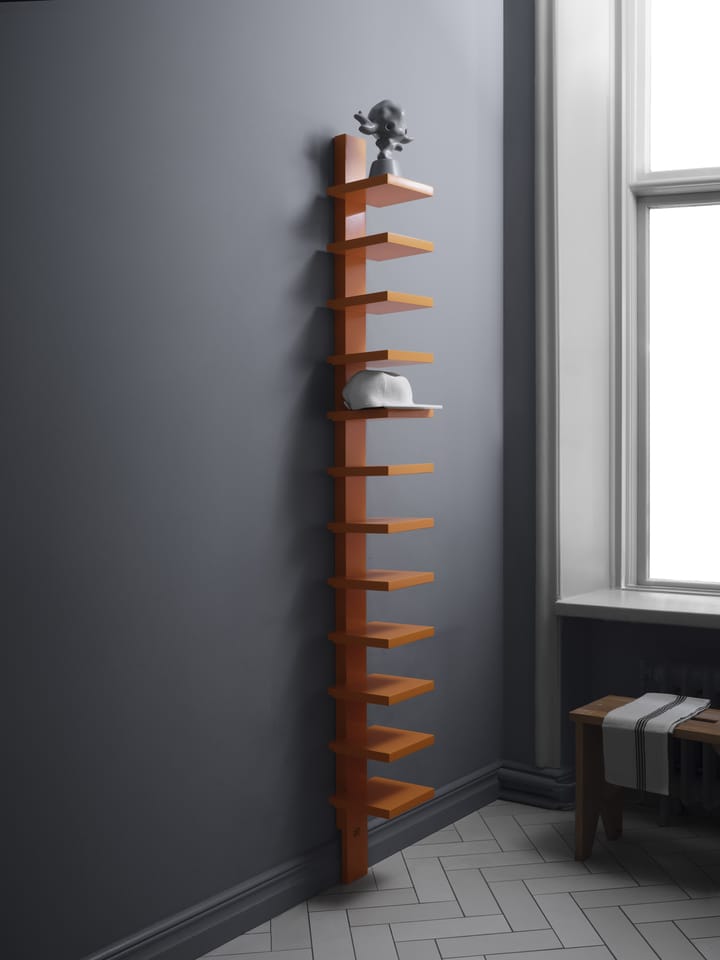 Estantería Pilaster, Espino amarillo alto brillo Källemo