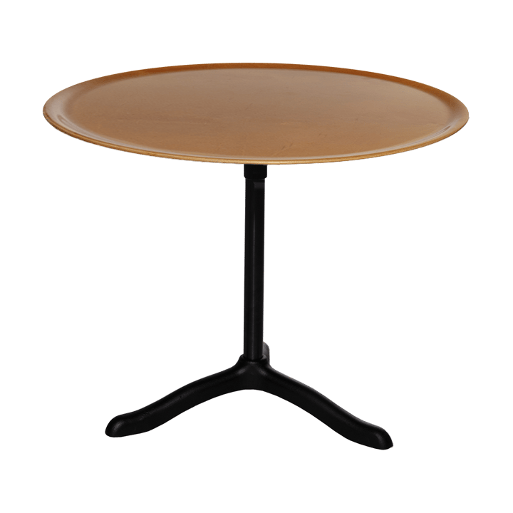 Mesa de centro Cassis Ø47 cm - Black anodized aluminum-birch - Källemo