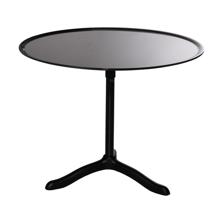 Mesa de centro Cassis Ø47 cm - Black anodized aluminum-black - Källemo