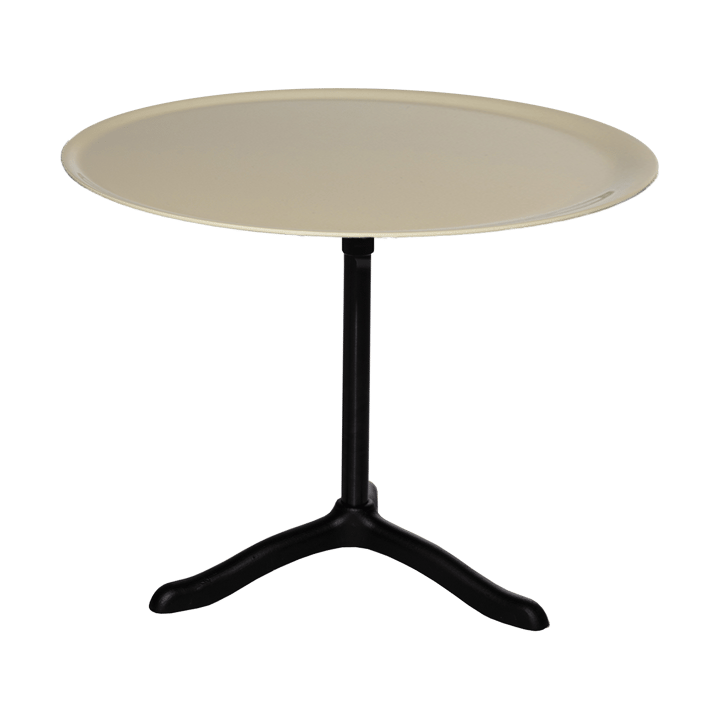 Mesa de centro Cassis Ø47 cm - Black anodized aluminum-oyster - Källemo