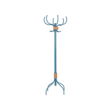 Perchero Babe - Cinturón de cuero azul ‑ natural - Källemo