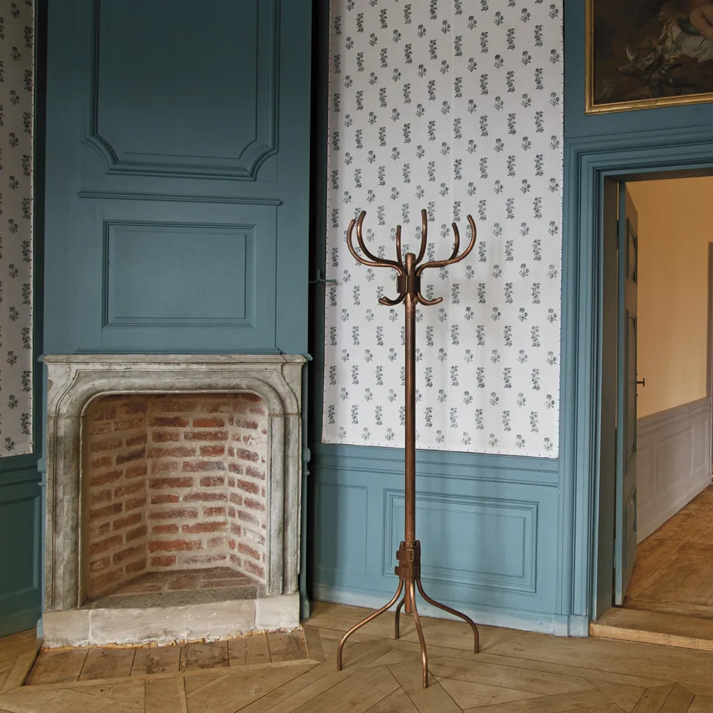 Perchero Babe, Cinturón de cuero azul - negro Källemo