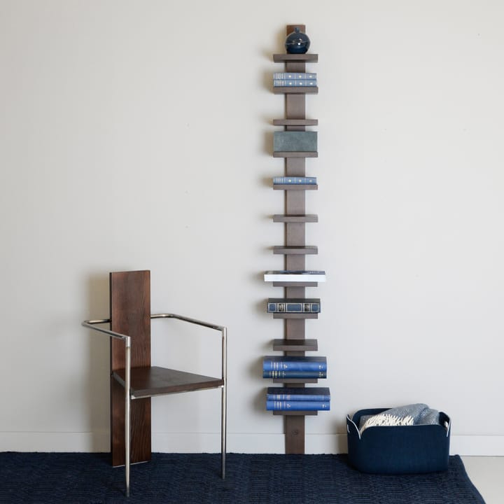 Silla con reposabrazos Concrete, Fresno - base de acero sin tratar Källemo