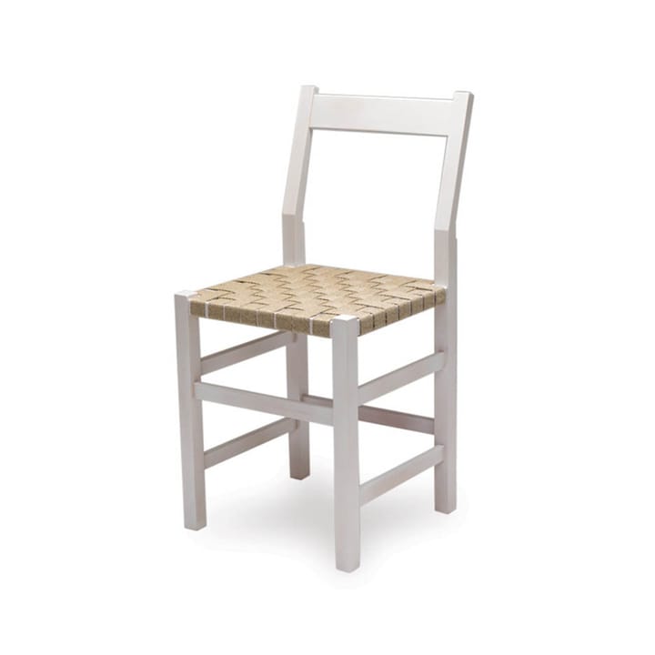 Silla Schablon - Cincha natural - base blanca - Källemo