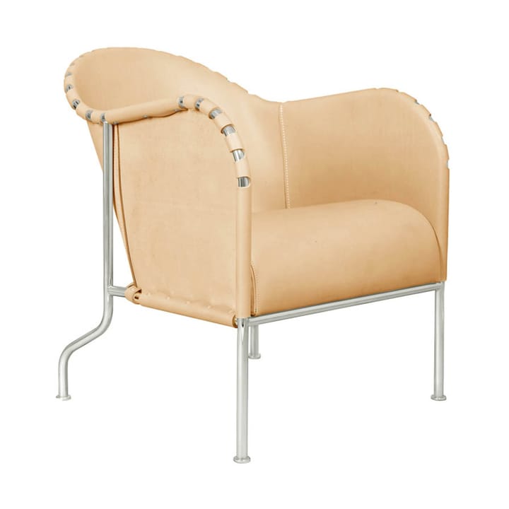 Sillón Bruno - Natural - cromo mate - Källemo