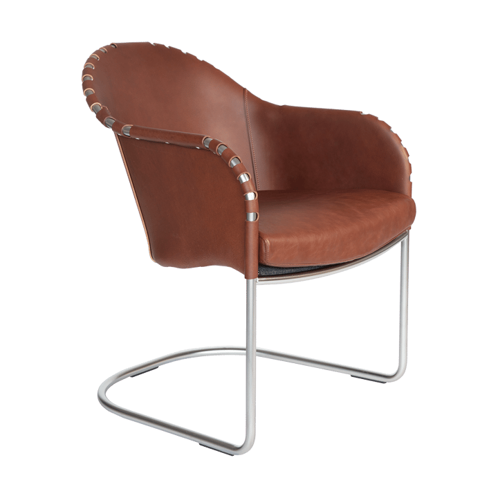 Sillón Ingo - Coñac - cromo mate - Källemo