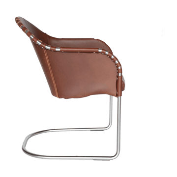 Sillón Ingo - Coñac - cromo mate - Källemo
