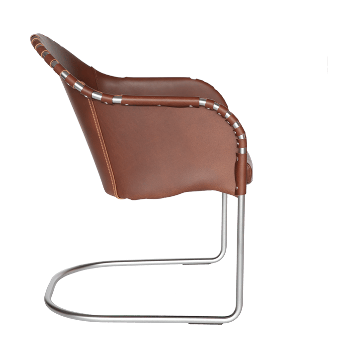 Sillón Ingo, Coñac - cromo mate Källemo