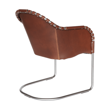 Sillón Ingo - Coñac - cromo mate - Källemo