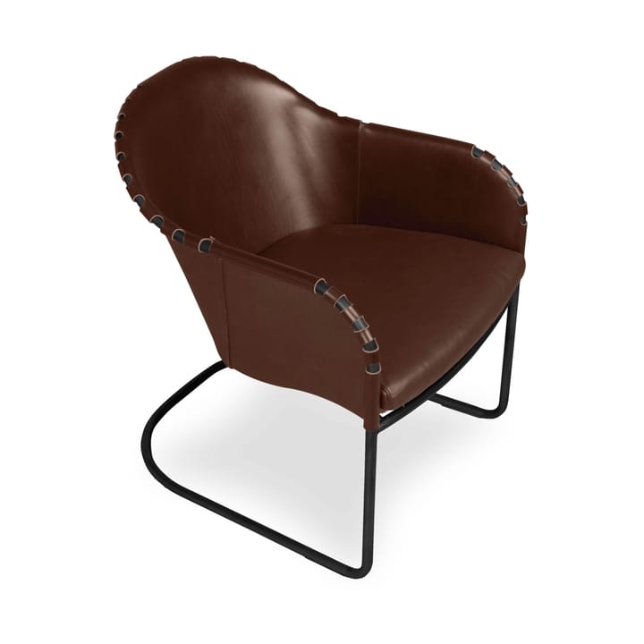 Sillón Ingo - Marrón cigarro - negro oxidado - Källemo