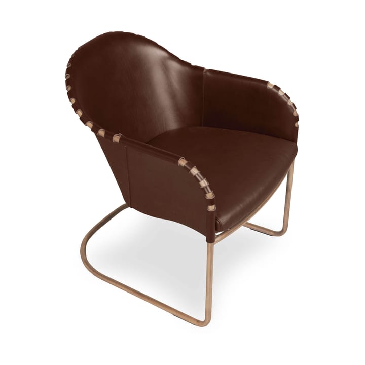 Sillón Ingo - Marrón cigarro - negro oxidado - Källemo