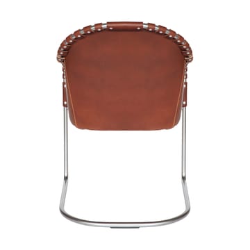 Sillón Ingo V.I.P - Cuero marrón vintage - cromo mate - Källemo