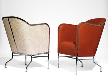 Sillón Star - Wild Nature 8695 - base cromada con óxido - Källemo