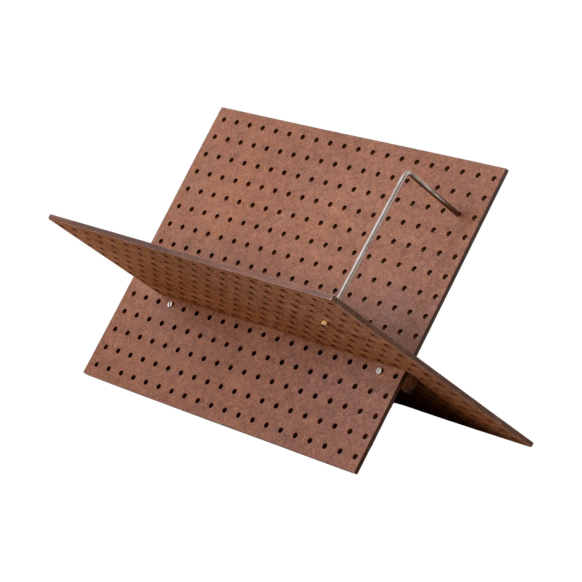 Soporte para libros FF01 The Perforated Furniture, Tablero de fibras-nogal, 53x33x54 Källemo Soporte para libros FF01 The Perforated Furniture, Tablero de fibras-nogal, 53x33x54 Källemo