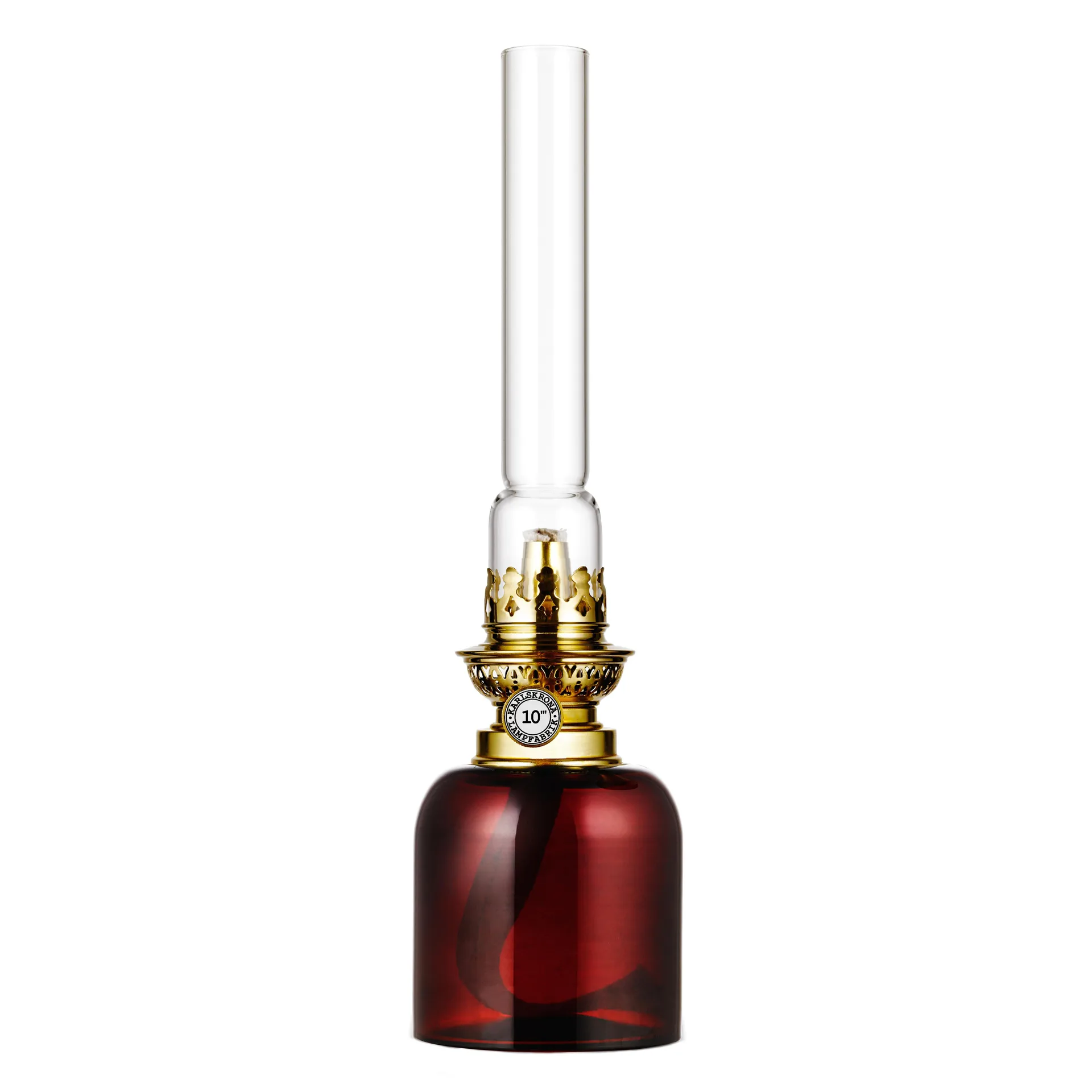 Lámpara de parafina Skeppsholmen, marrón Karlskrona Lampfabrik