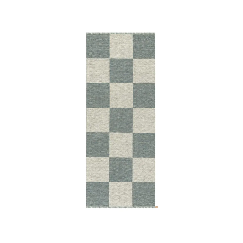 Alfombra Checkerboard Icon 85x200 cm, Polarized Blue Kasthall