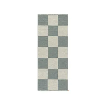 Alfombra Checkerboard Icon 85x200 cm - Polarized Blue - Kasthall