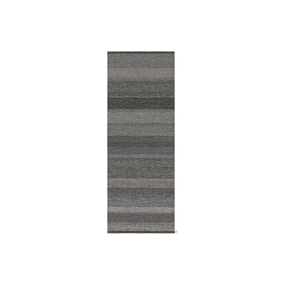 Alfombra de recibidor Harvest, Black-grey 90x240 cm Kasthall