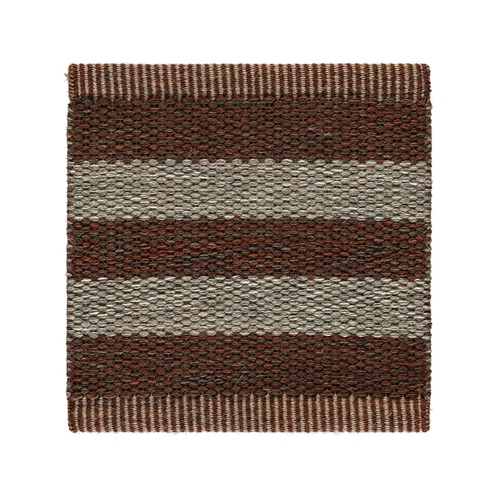 Alfombra de recibidor Narrow Stripe Icon - Red clay 240x85 cm - Kasthall