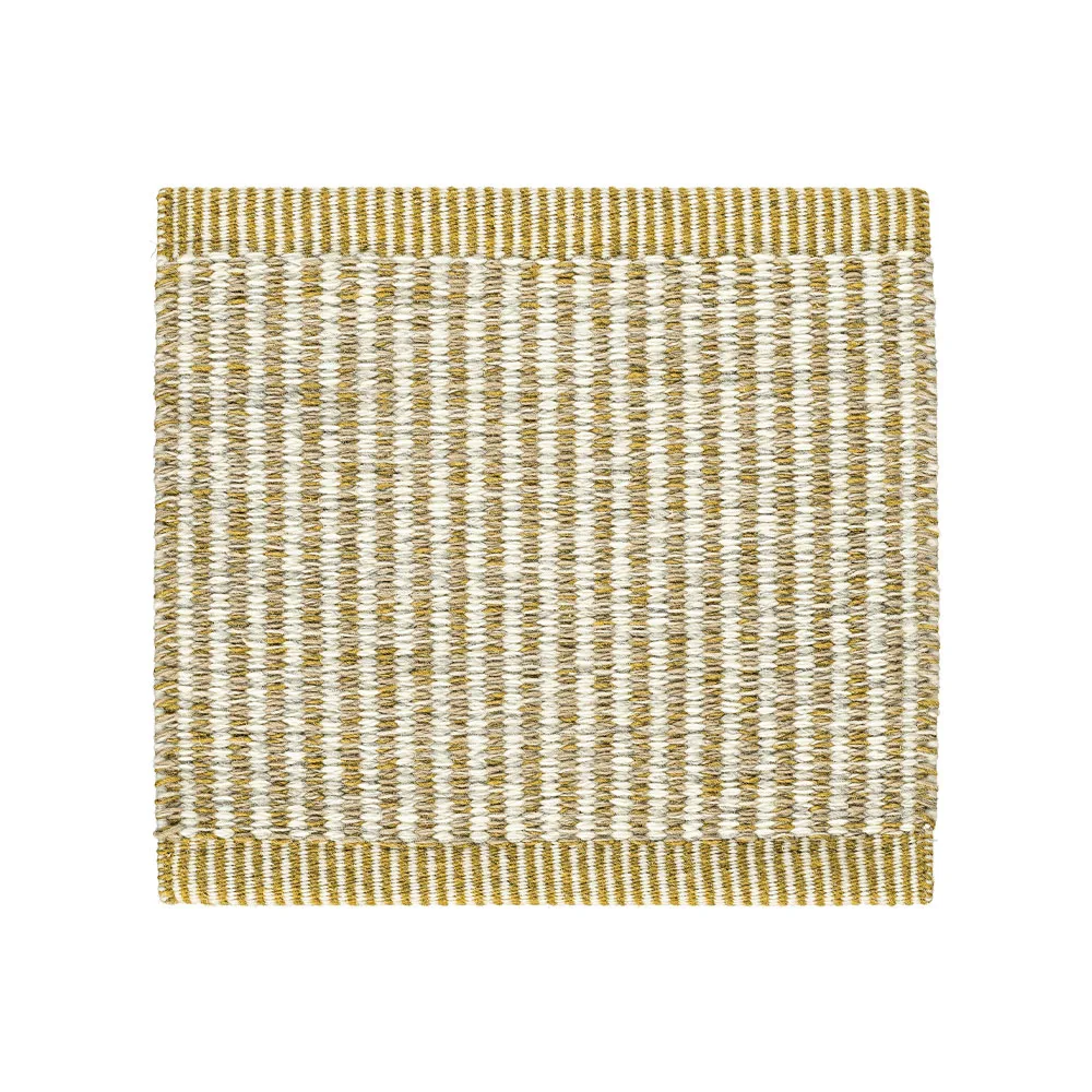 Alfombra de recibidor Stripe Icon, Straw yellow 485 90x250 cm Kasthall