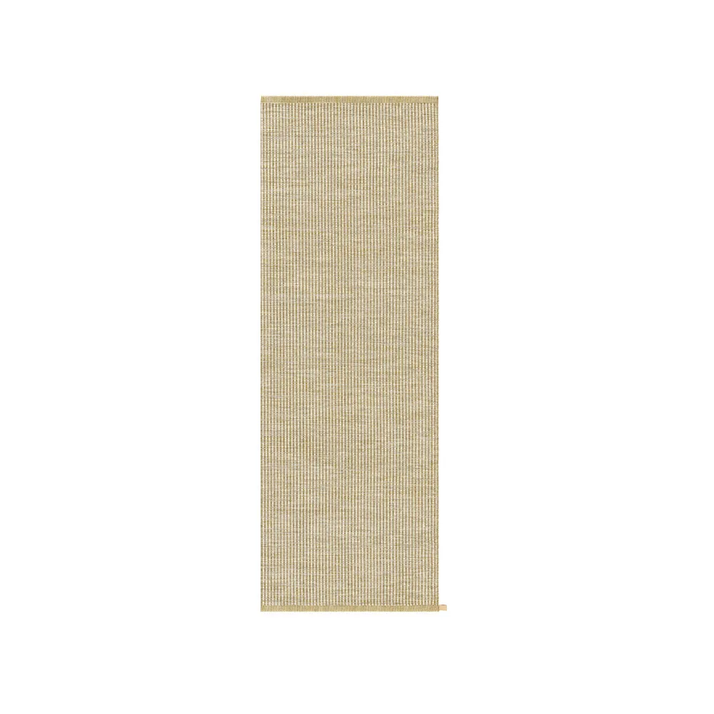 Alfombra de recibidor Stripe Icon, Straw yellow 485 90x250 cm Kasthall
