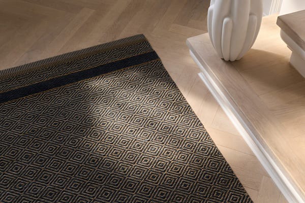 Alfombra Goose Eye Anniversary, Soft pearl, 195x300 cm Kasthall