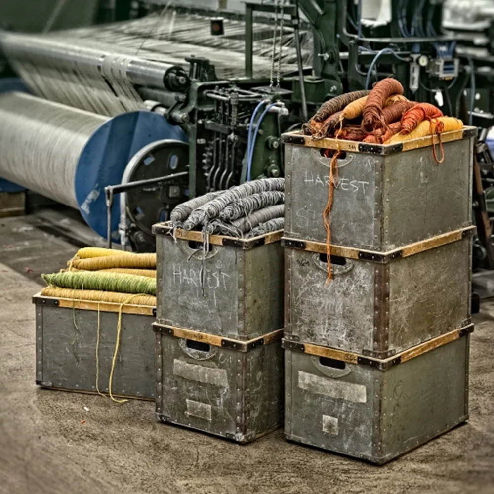 Alfombra Harvest, Negro-gris 240x170 cm Kasthall