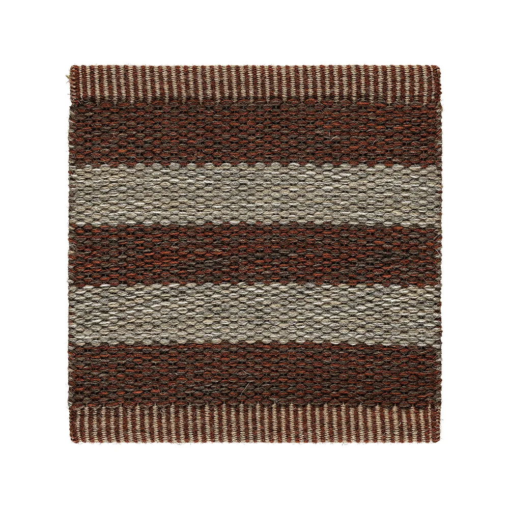 Alfombra Narrow Stripe Icon, Red clay 240x160 cm Kasthall