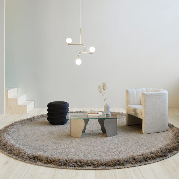 Alfombra redonda Feather, Heron 280 cm Kasthall