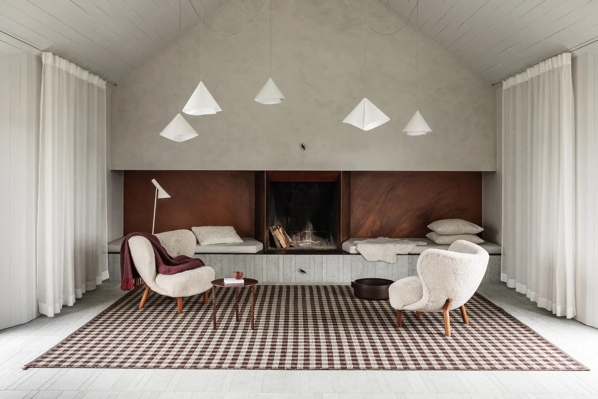 Alfombra Vichy 165x240 cm, Cassis 681 Kasthall