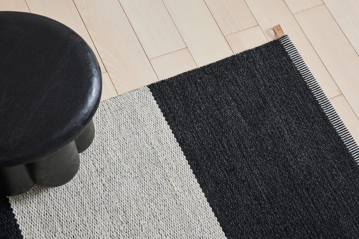 Alfombra Wide Stripe Icon 160x240 cm, Midnight black Kasthall