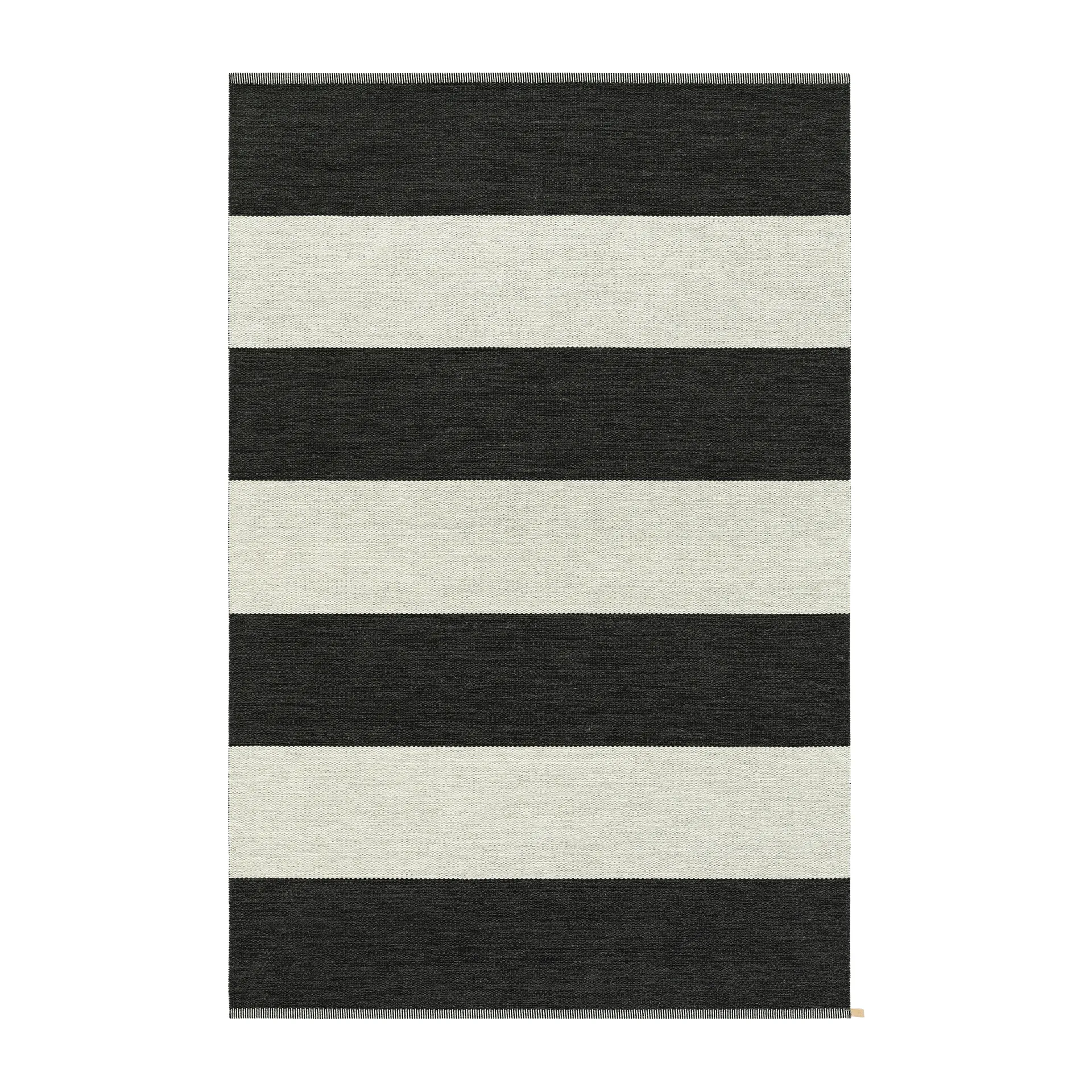 Alfombra Wide Stripe Icon 195x300 cm, Midnight black Kasthall
