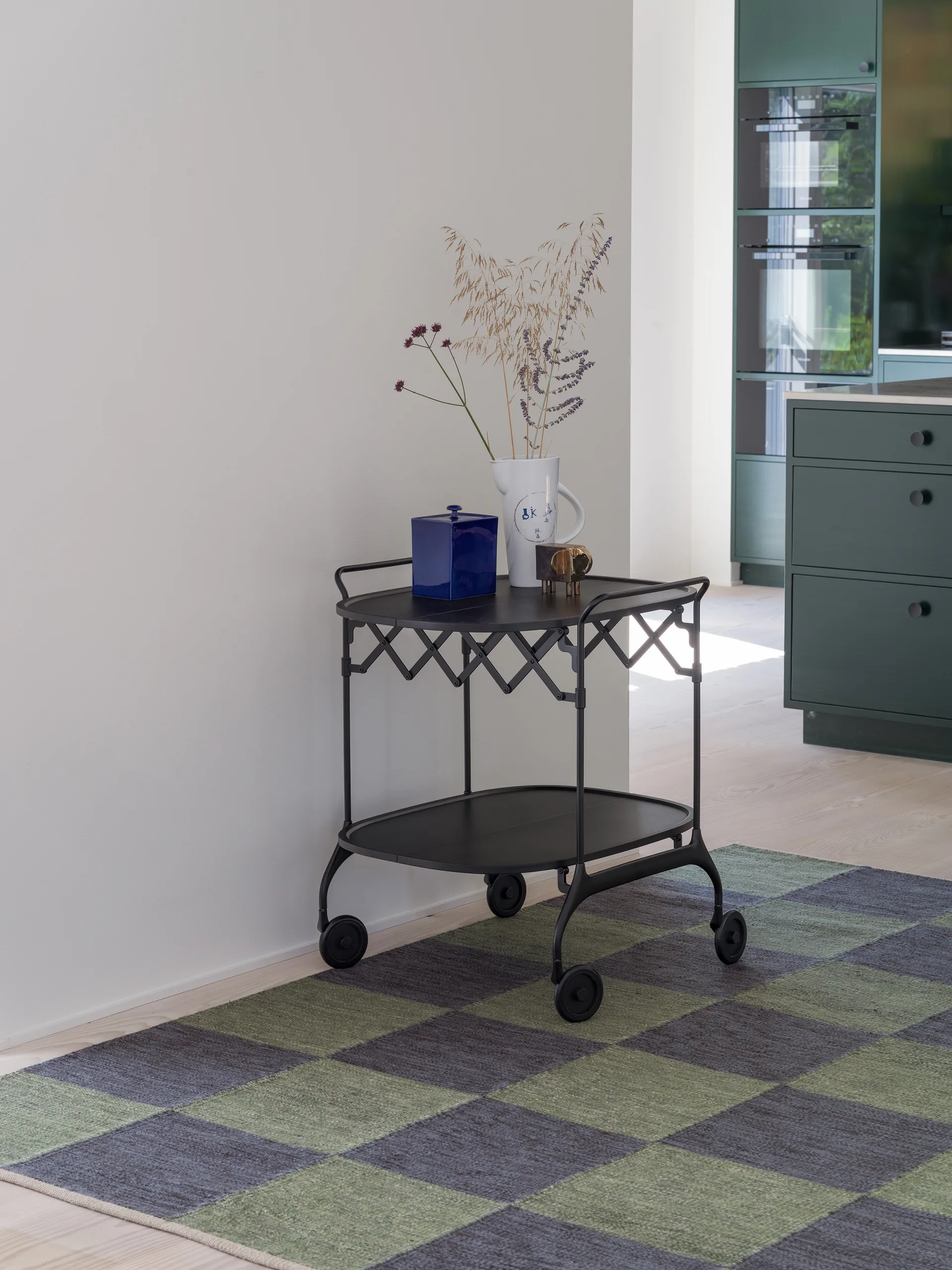 Alfombra Allium Fox Trott, Dark Green, 200x300 cm Kateha