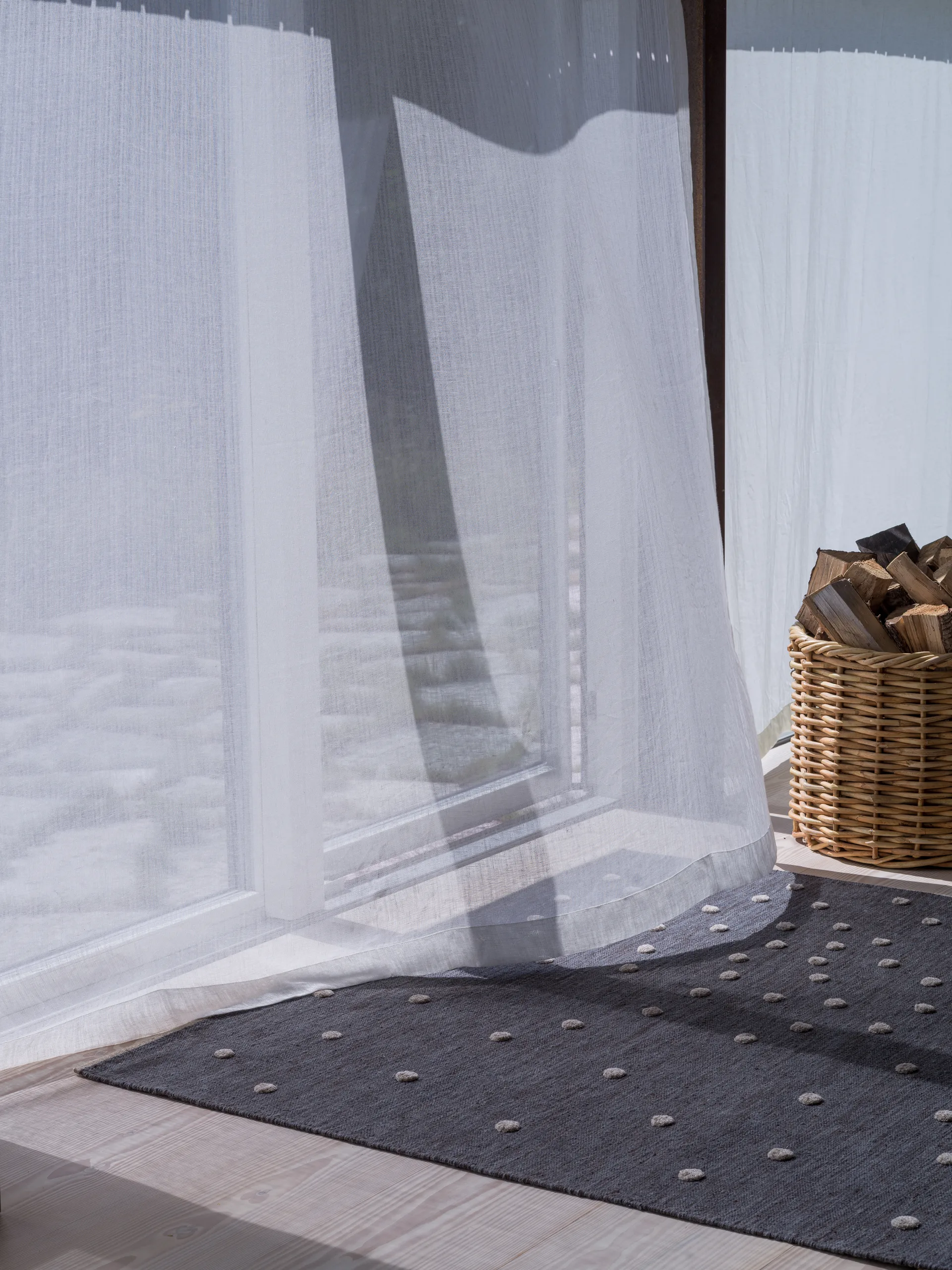 Alfombra Bula, Nearly Black, 200x300 cm Kateha